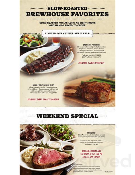 bj's brewhouse menu|bj restaurant menu with prices.